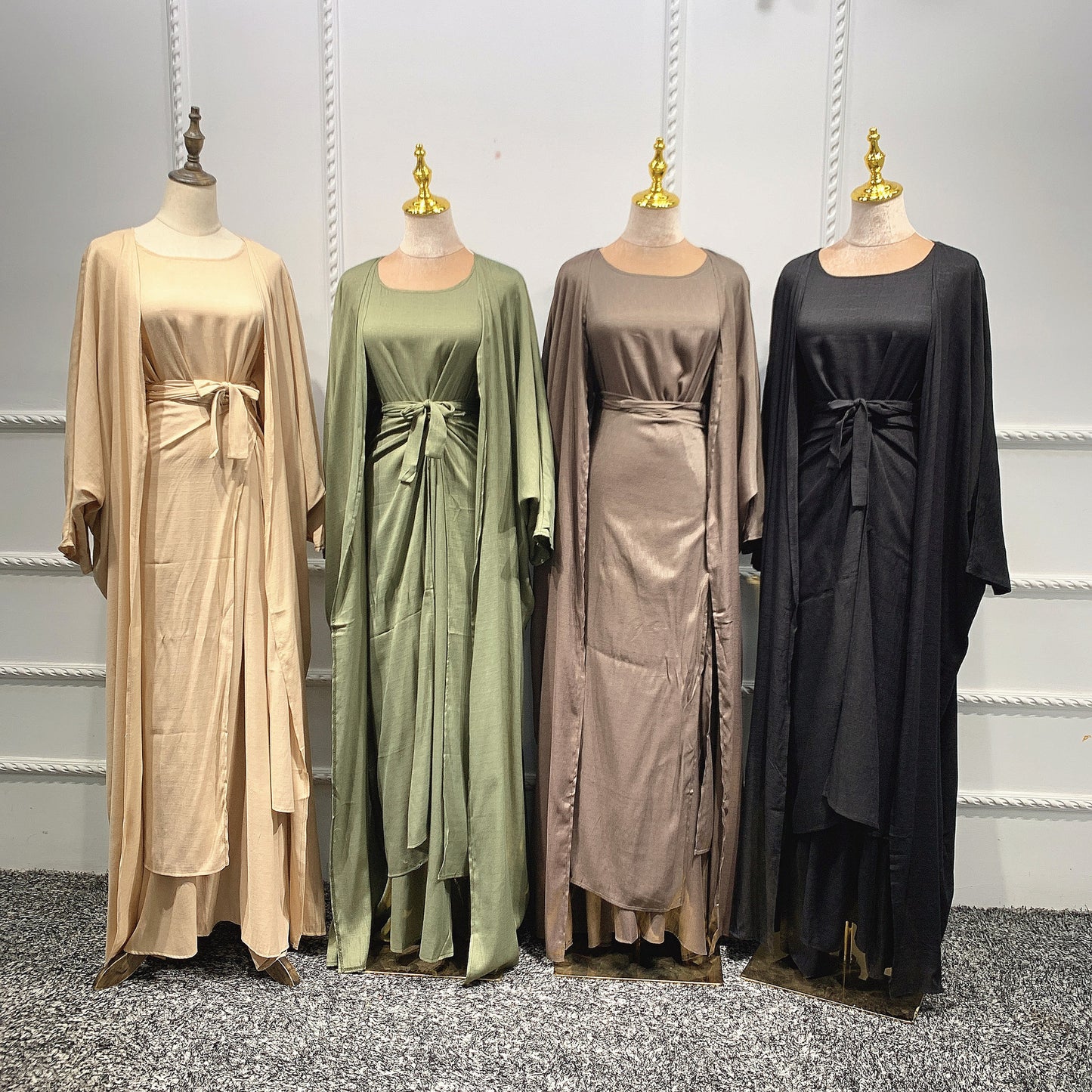 3-Piece Abaya Set