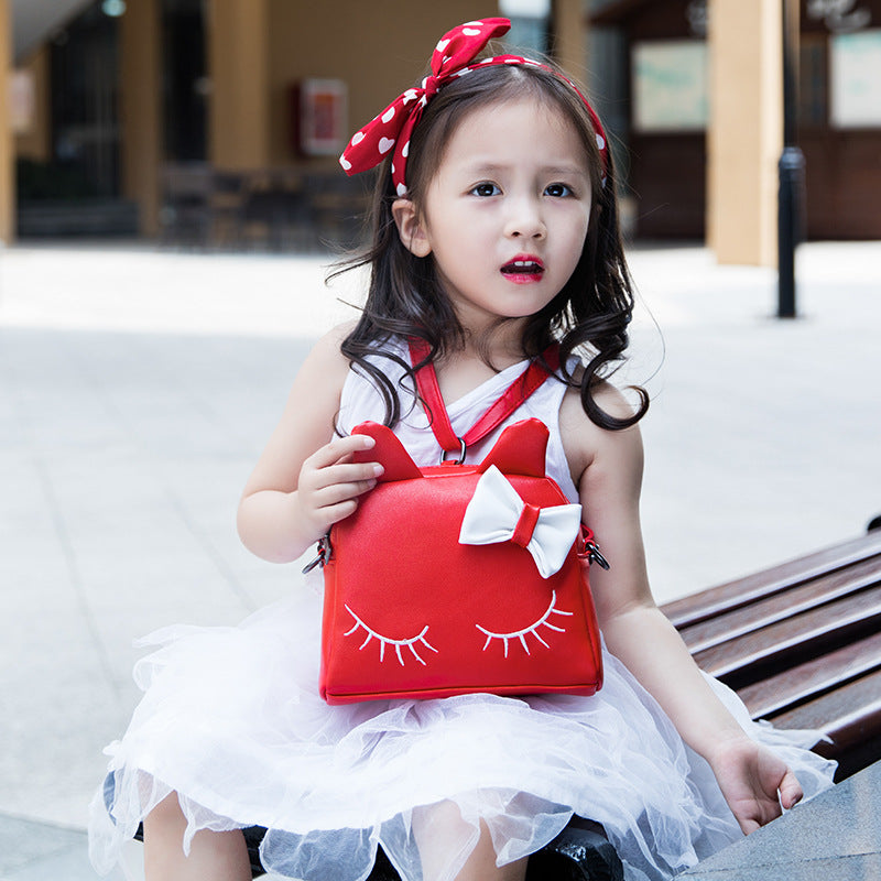 Girl's Cute Cat Ear Convertible Bag