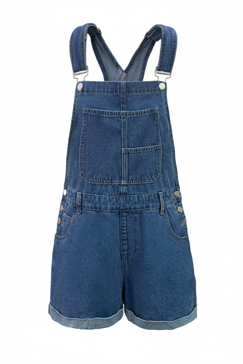 Women's Multi-Pocket Overall Shorts