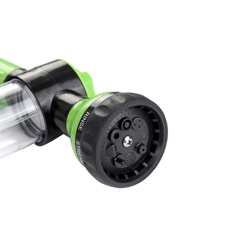 Hose Nozzle with Built-in Soap Dispenser