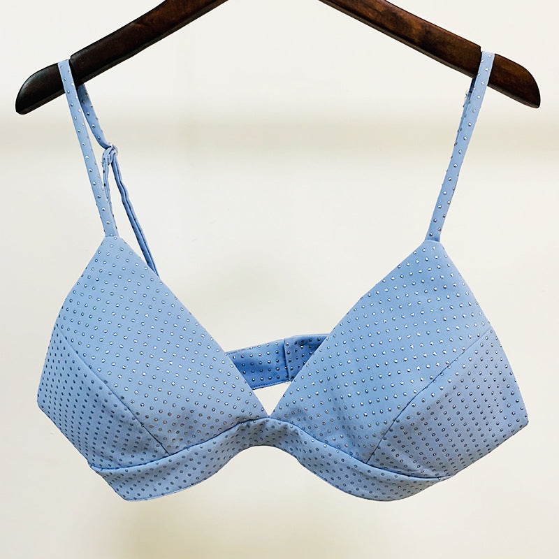 3-Piece Crystal-Embellished Pantsuit