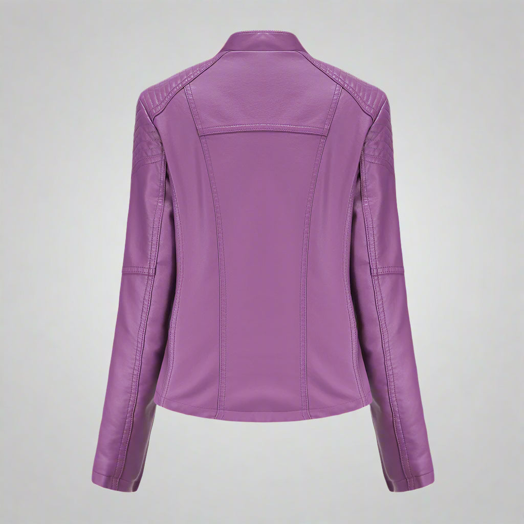 Women's Slim Fit Leather Jacket