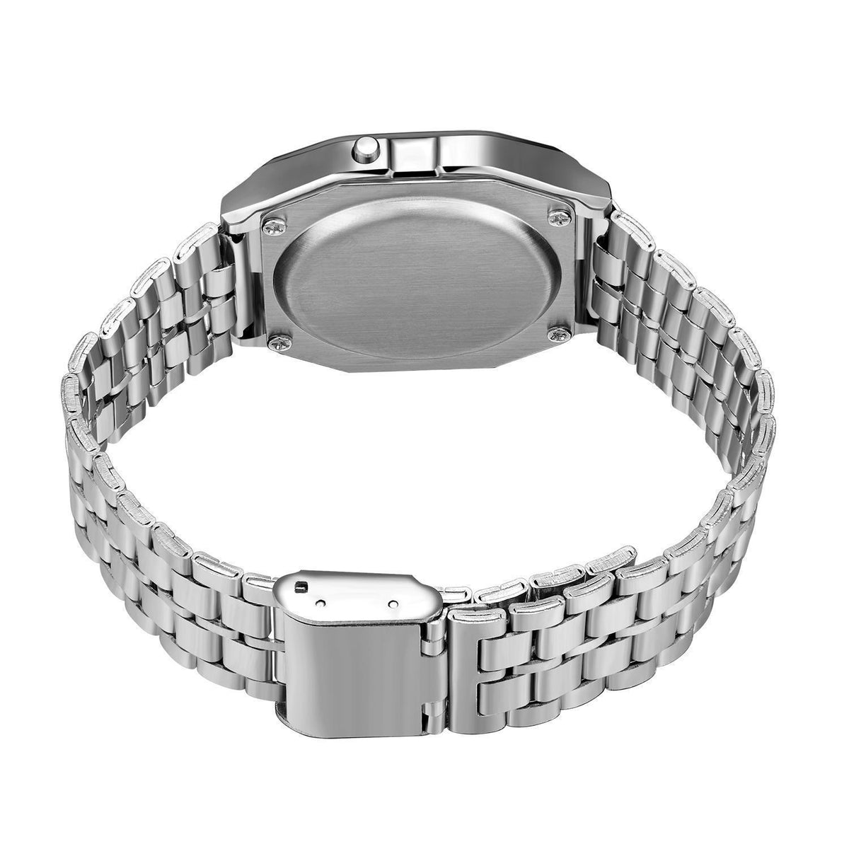 Stainless Steel Vintage Digital Watch