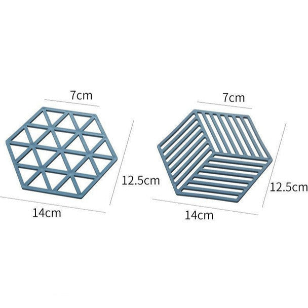 Non-Slip Heat-Resistant Trivet, Collapsible Hot Pad