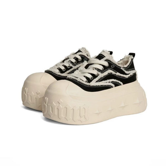 Gothic Canvas Platform Sneakers