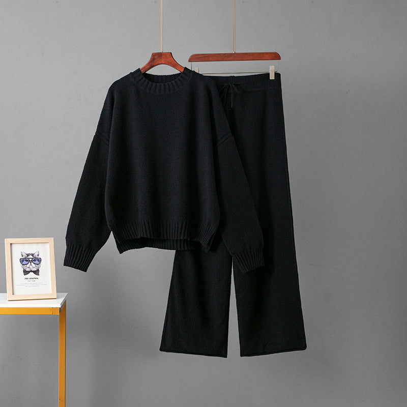 2-Piece Women's Knitted Sweater & Pants