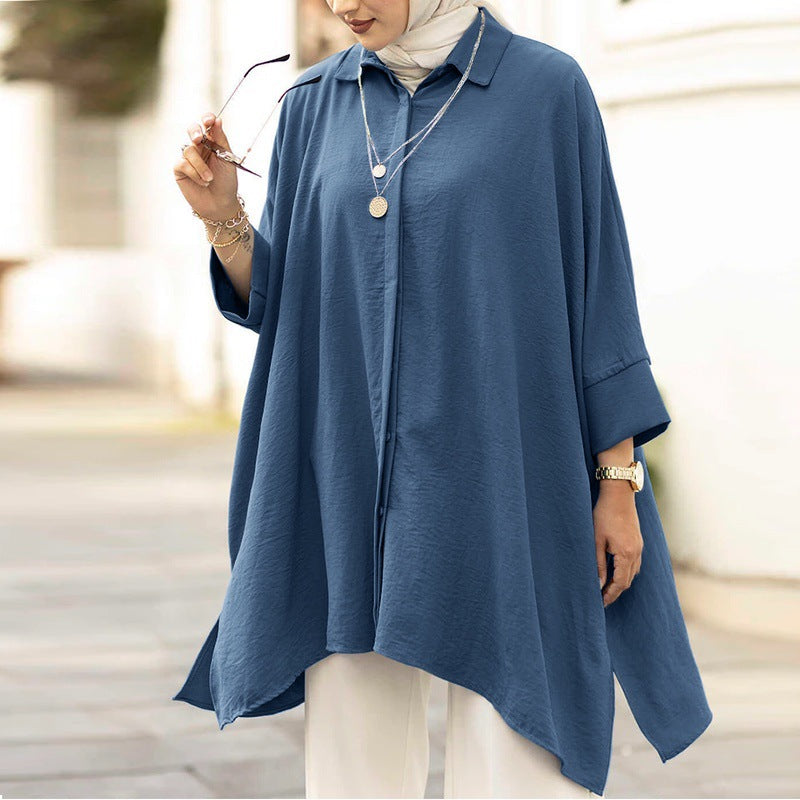 Oversized Asymmetrical Blouse
