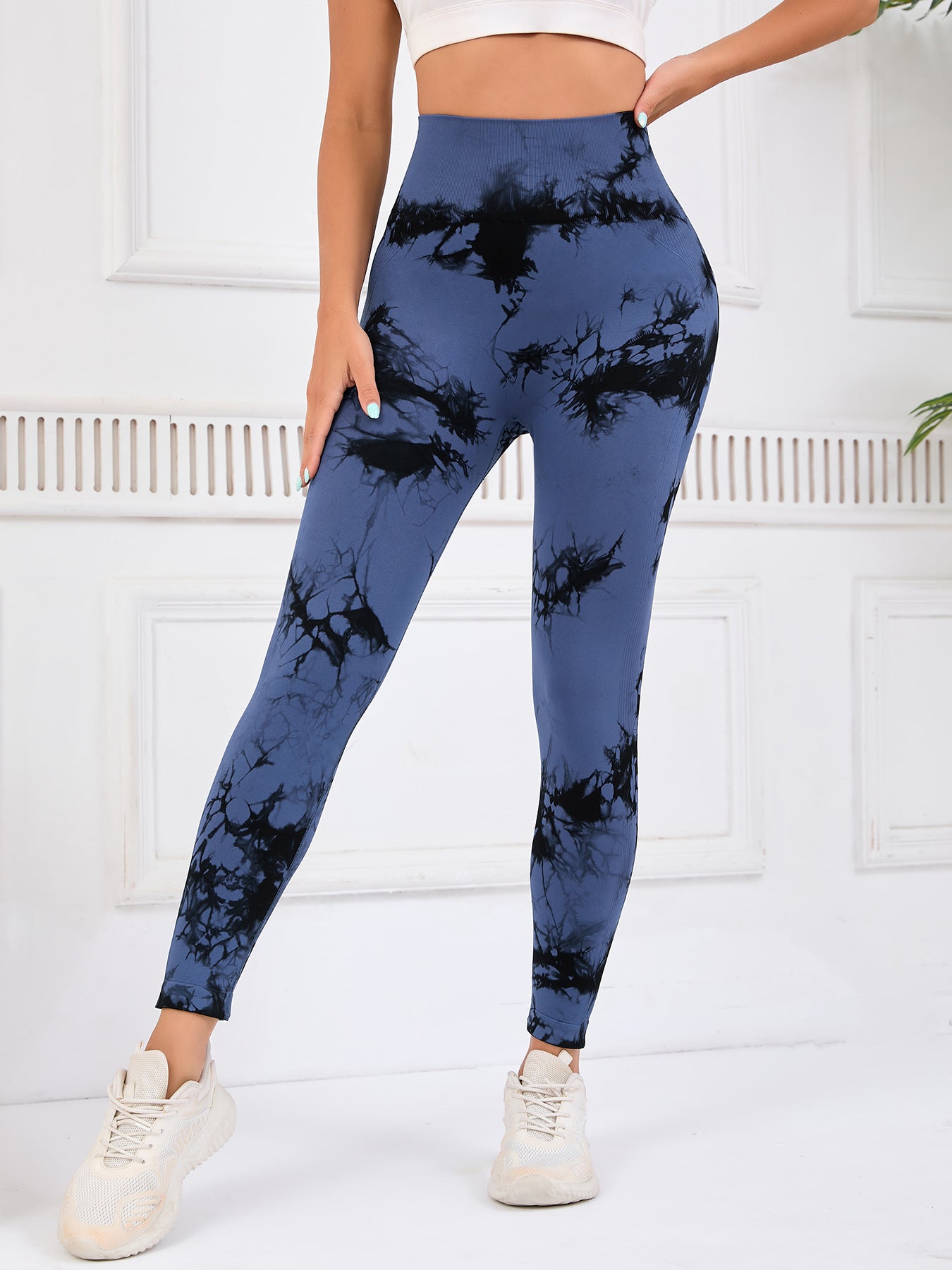 High-Waisted Seamless Stretch Leggings