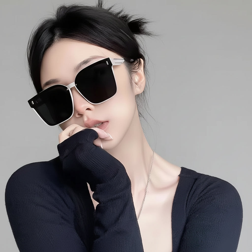 Oversized Square Sunglasses – Polarized