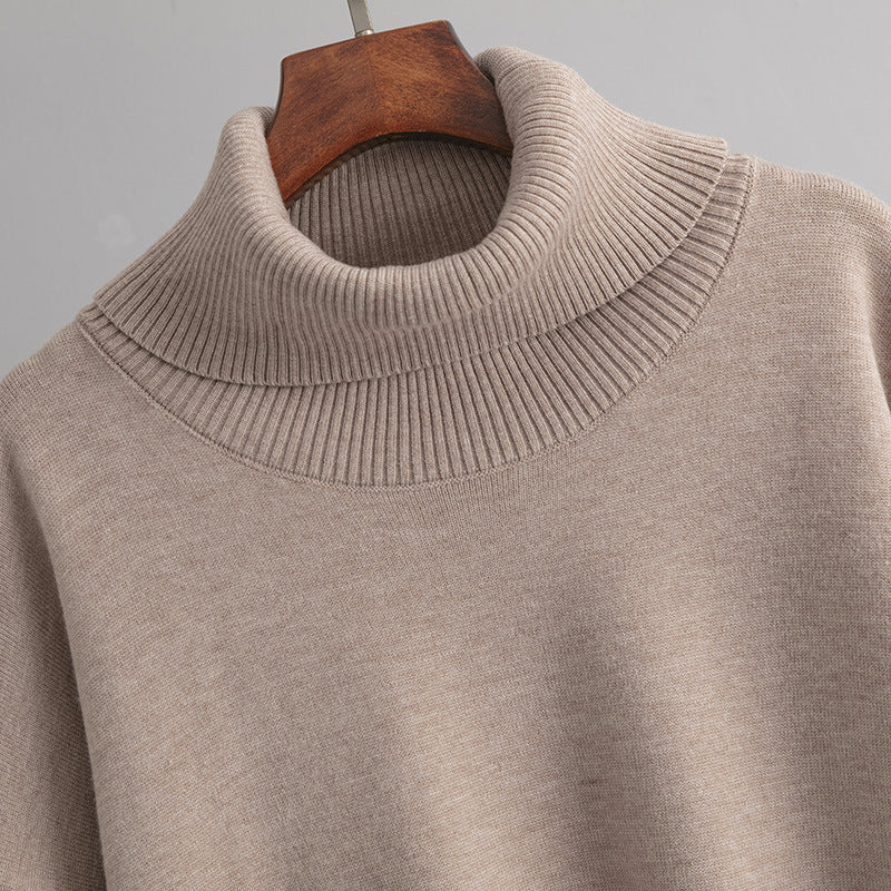 Oversized Wool Turtleneck Sweater