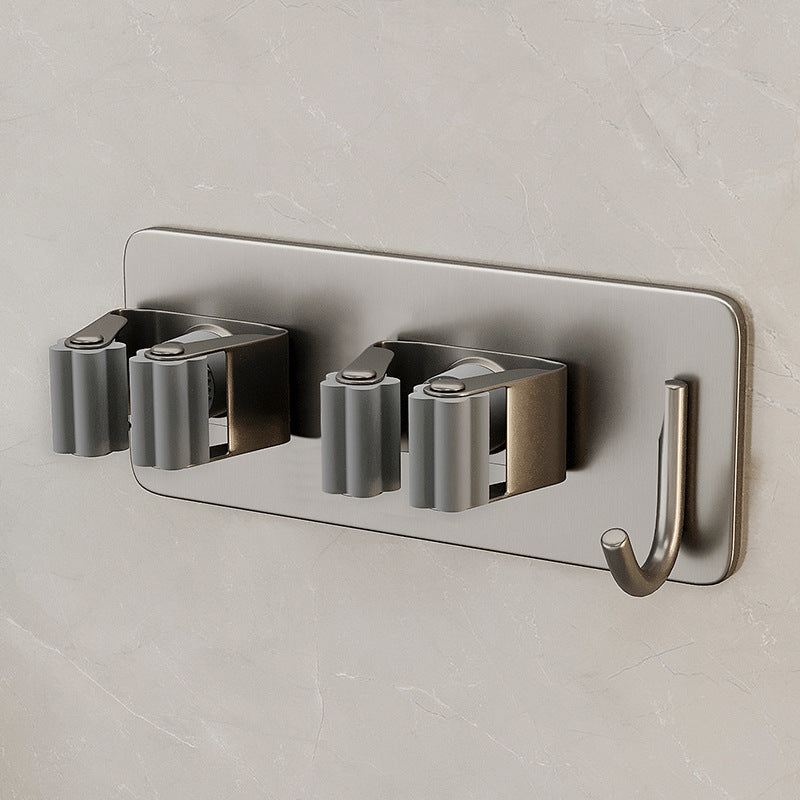 Wall-Mounted Mop and Broom Holder