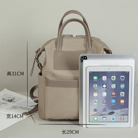 Oxford Travel Convertible Backpack Tote for Women