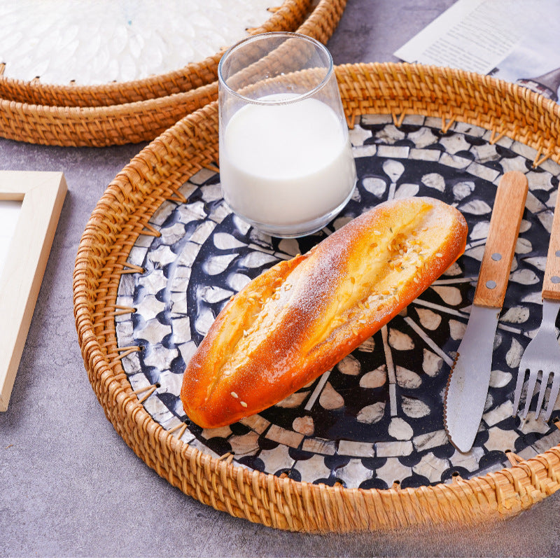 Handmade Rattan Service/Storage Tray