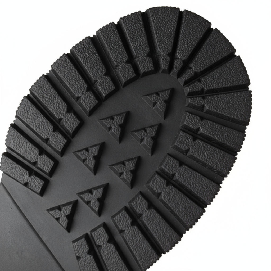 Chunky Over-The-Knee Leather Boots