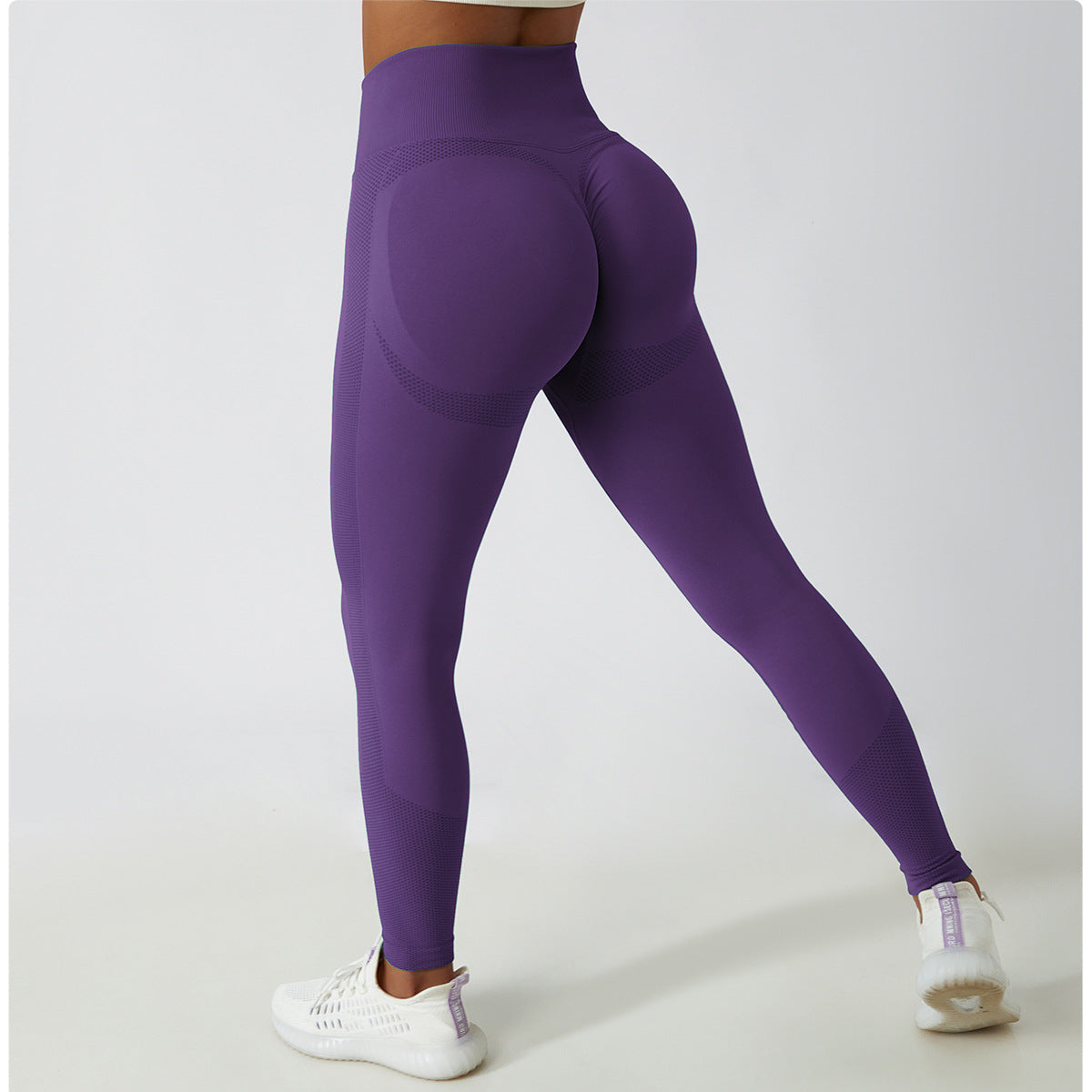 High-Waisted Seamless Fitness Leggings