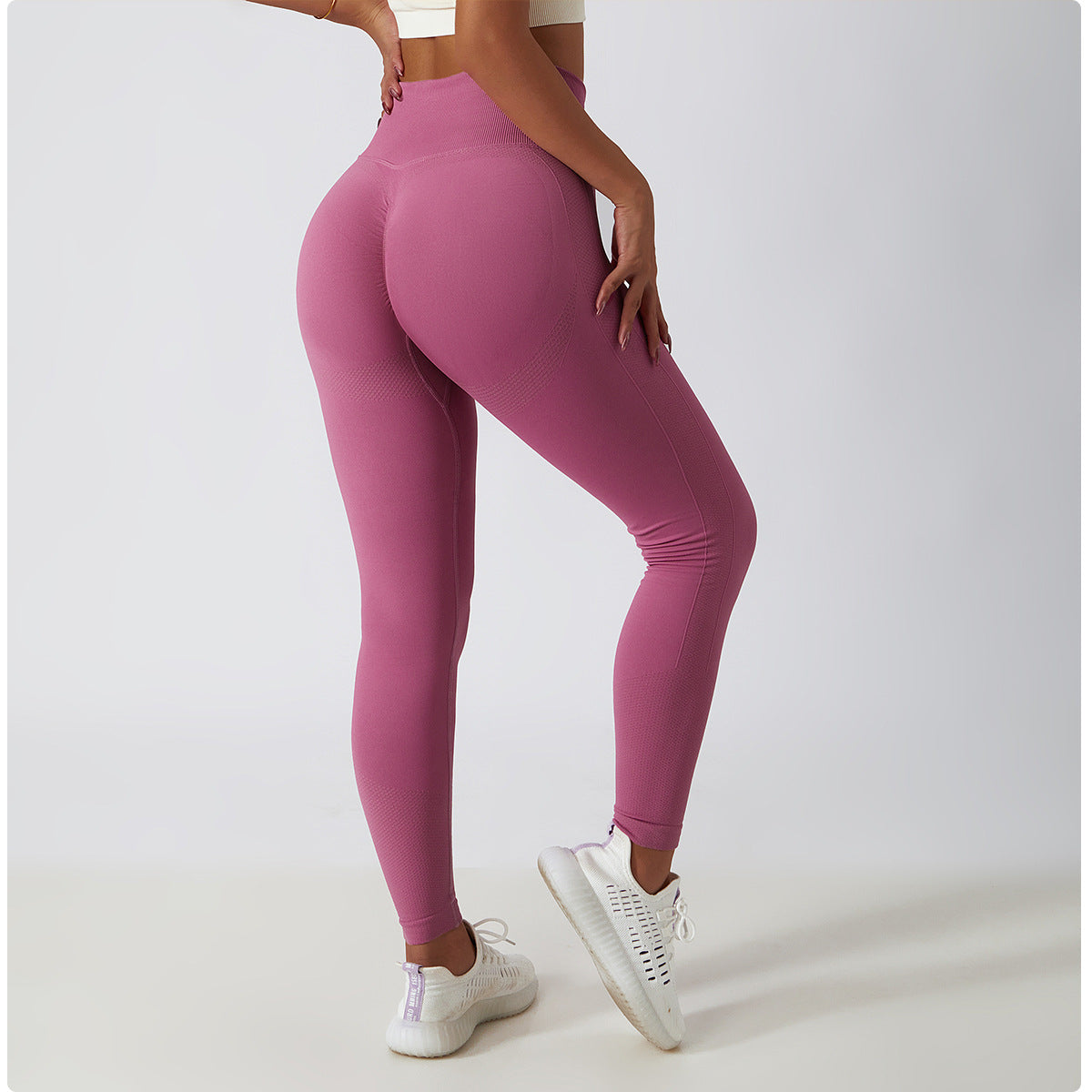 High-Waisted Seamless Fitness Leggings