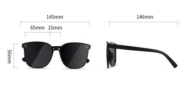 Unisex Square Polarized Sunglasses