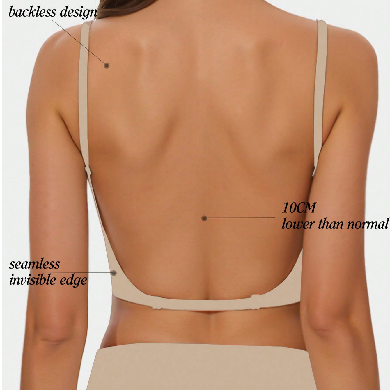 Seamless Low-Back Bralette