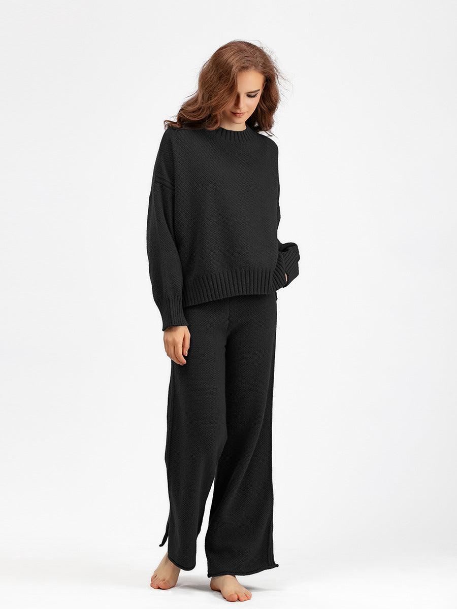 2-Piece Women's Knitted Sweater & Pants