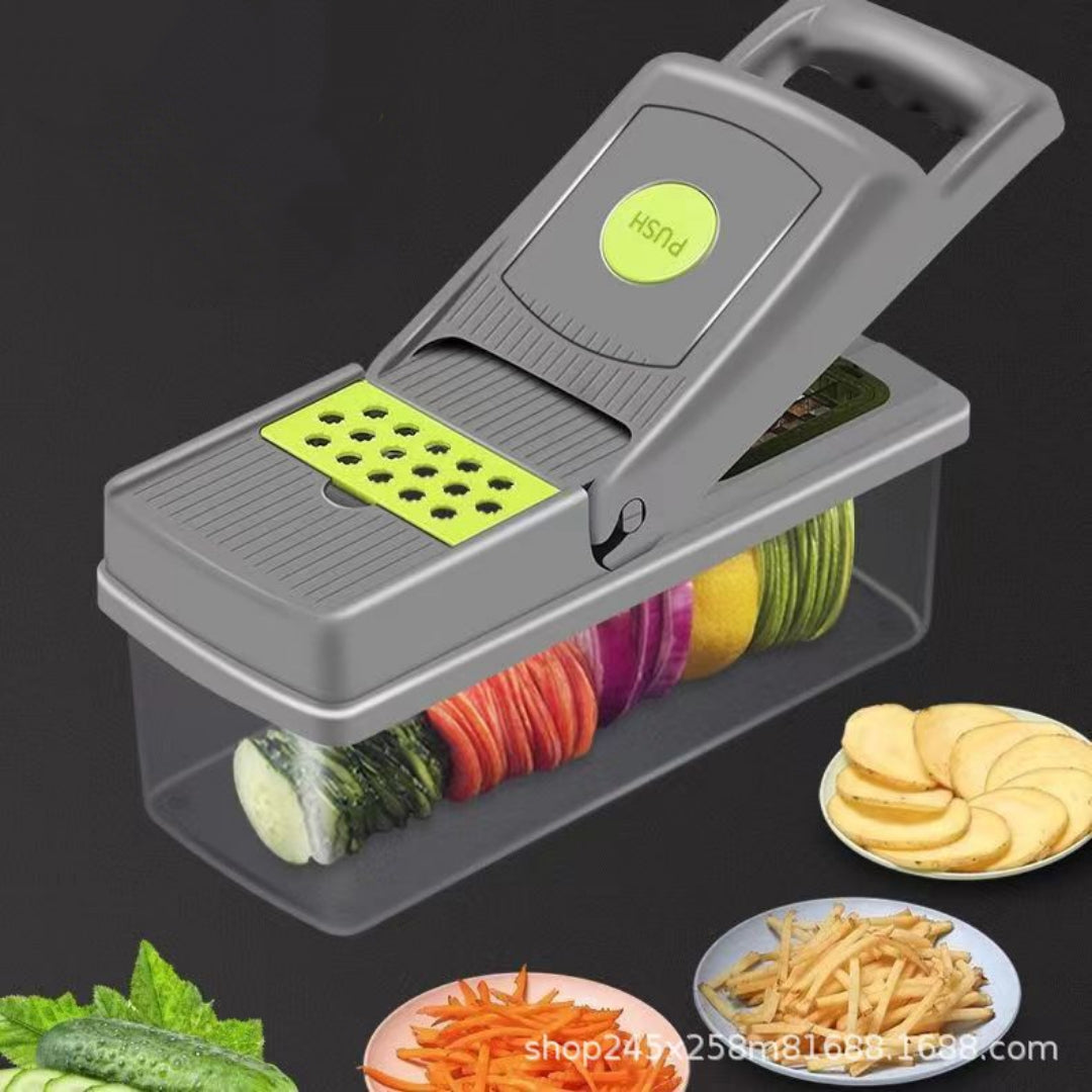 14pcs Multifunction Vegetable Chopper Slicer Grater