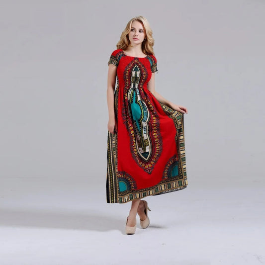 Dashiki African Long Maxi Dress