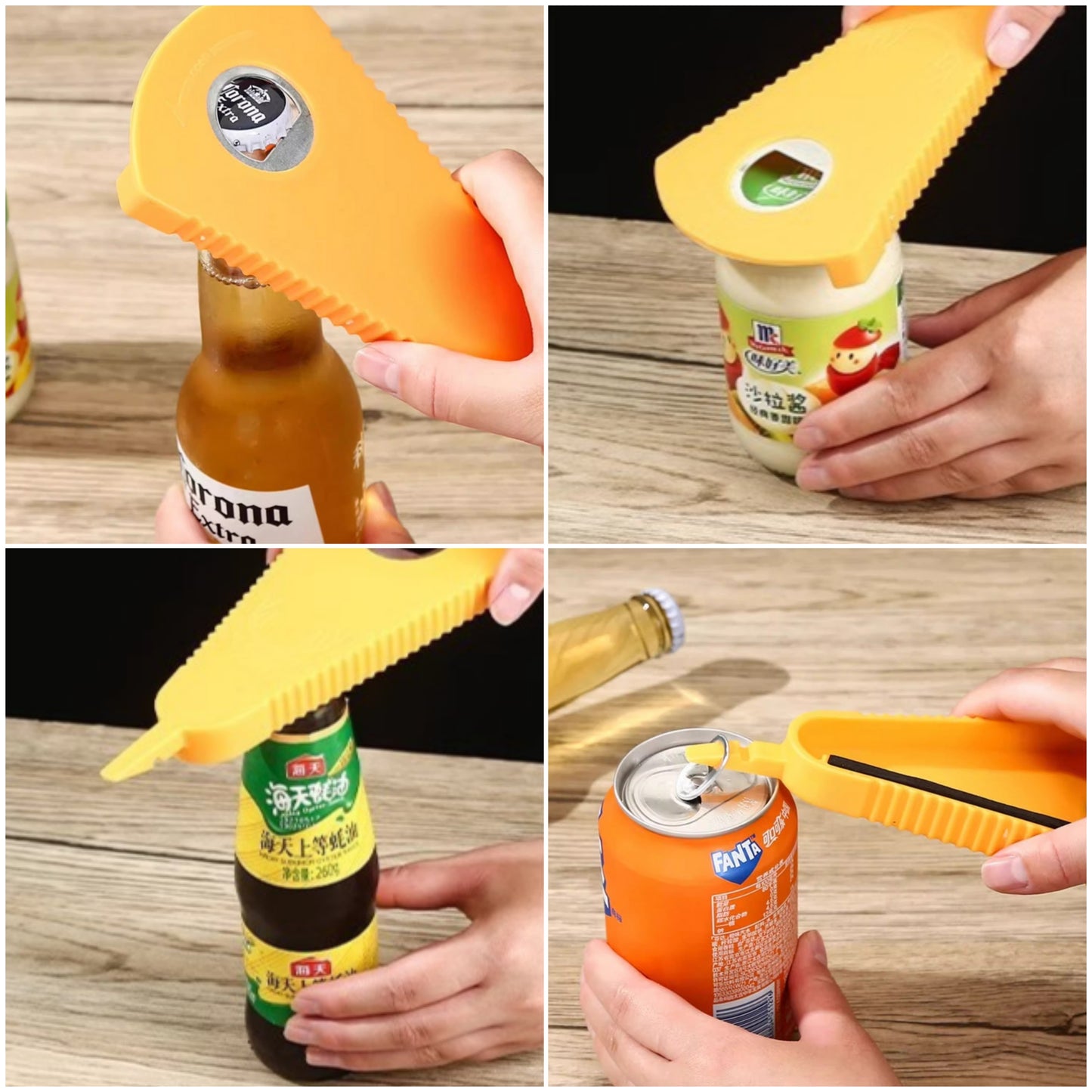 Multi-functional Jar and Bottle Opener