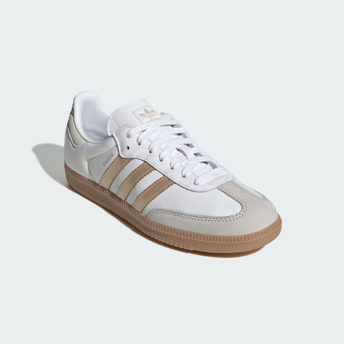 ADIDAS Women's Samba OG Sneakers – White/Gold
