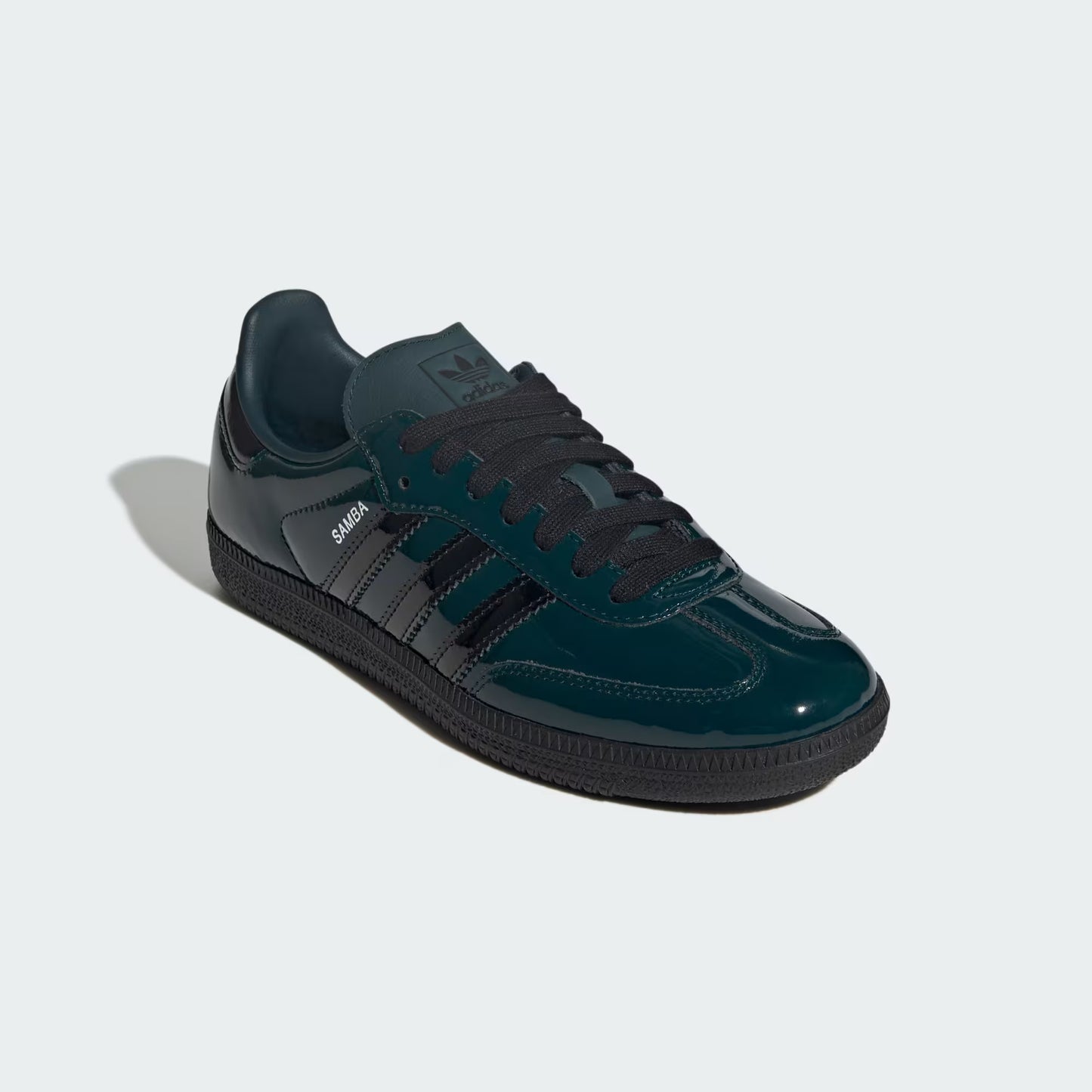ADIDAS Women's Samba OG Sneakers – Glossy Green/Black