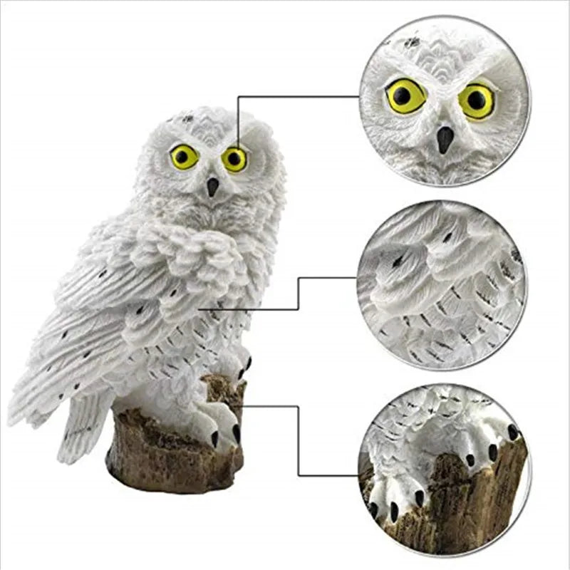 Solar-Powered Waterproof Owl Garden Lights