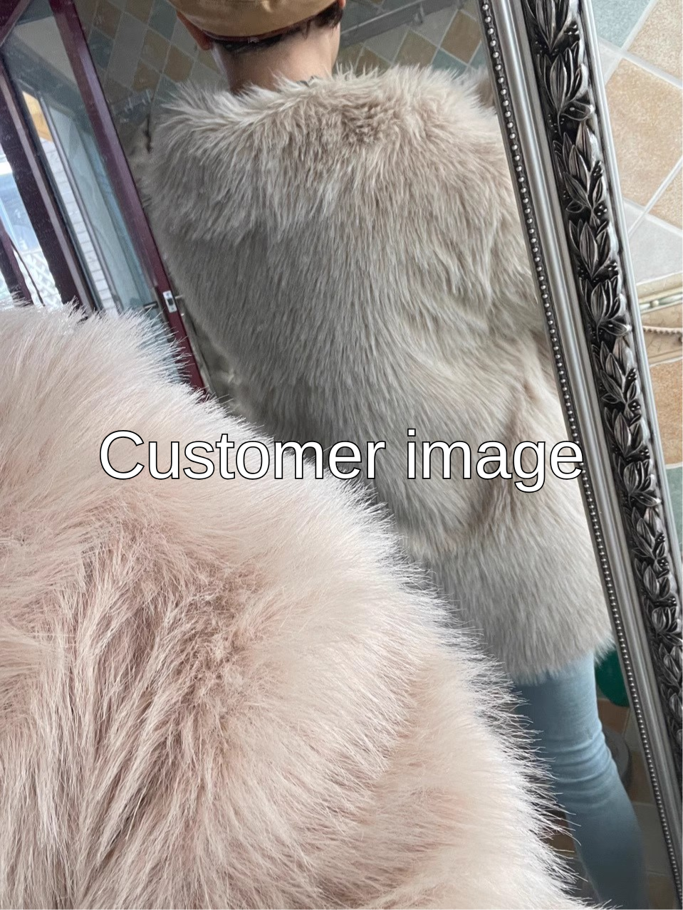 Women's Faux Fur Mid-Length Coat