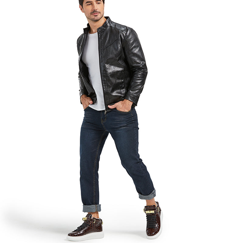 Sovereign High-Top – Glossy Coffee