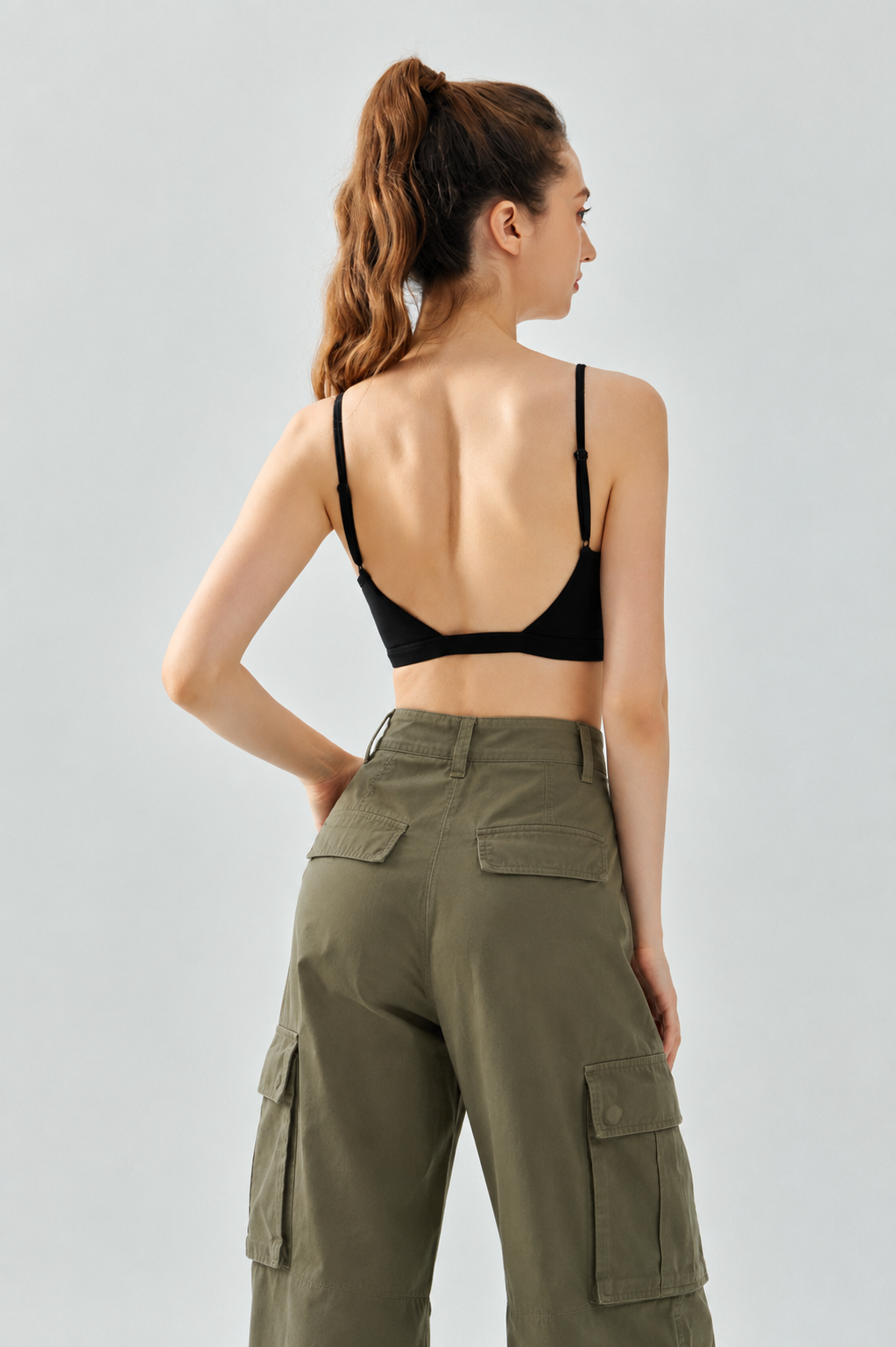 Seamless Low-Back Cami-Style Bralette