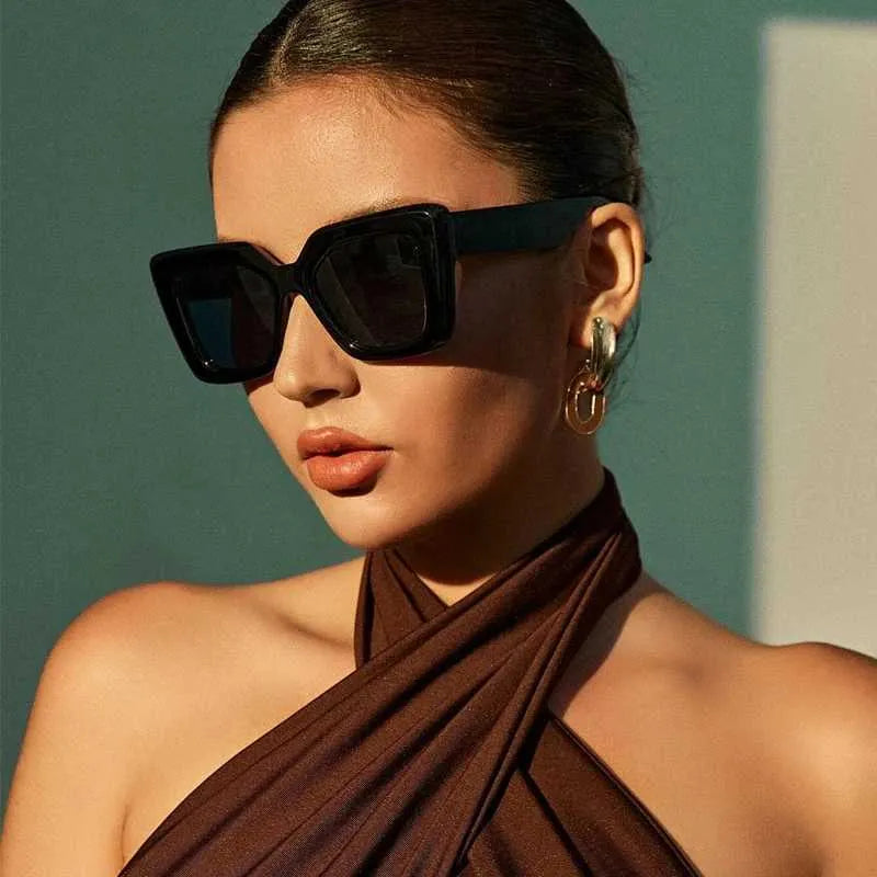 Oversized Square Retro Sunglasses