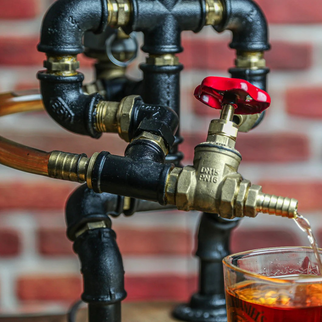 Handcrafted Steampunk Liquor Dispenser