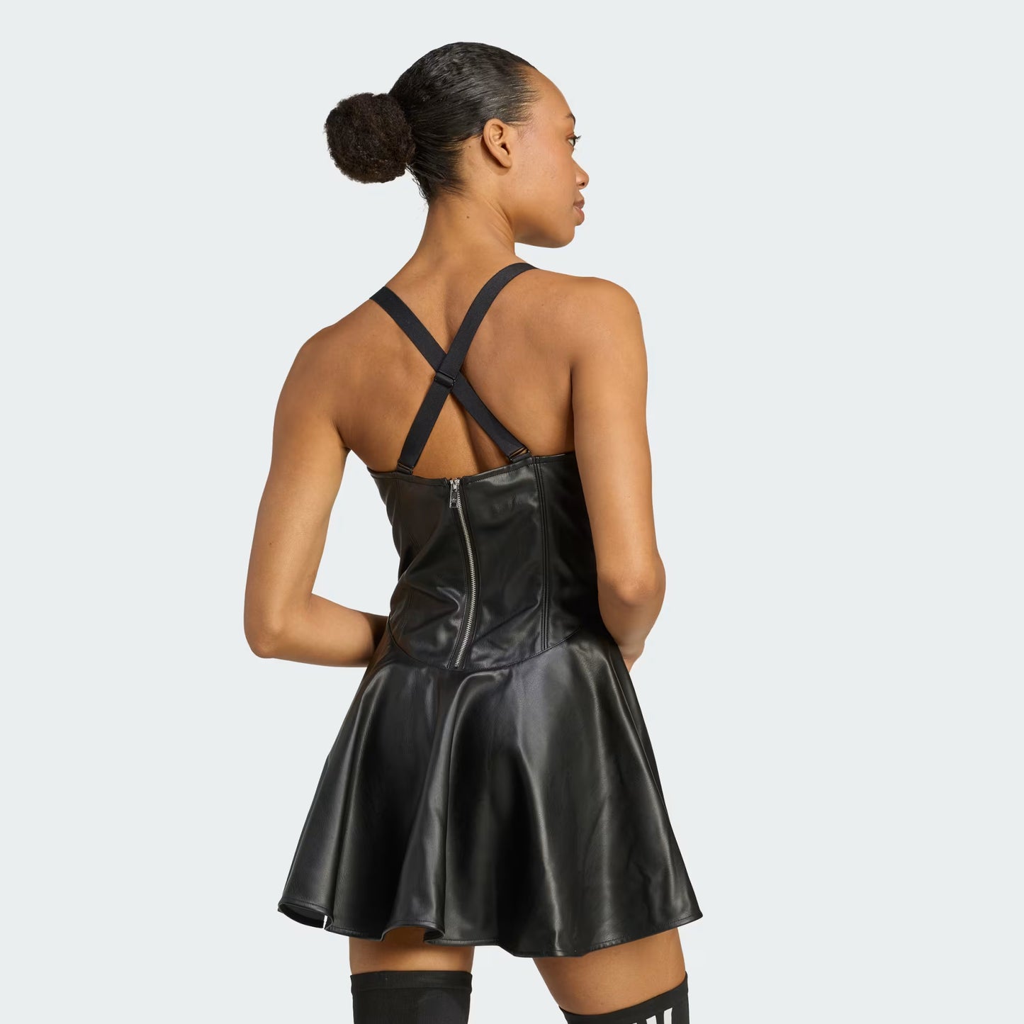 ADIDAS X JEREMY SCOTT Faux-Leather Dress