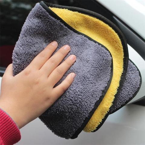 Double-Sided Microfiber Car Cleaning Towel