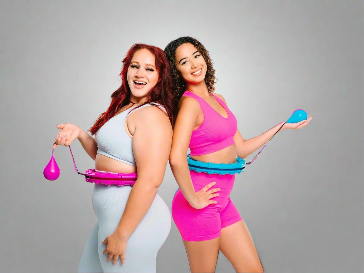Smart Weighted  Hula Hoop with Sweat Belt