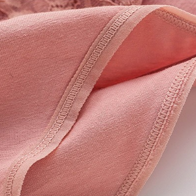 High-Waisted Seamless Lace Panties