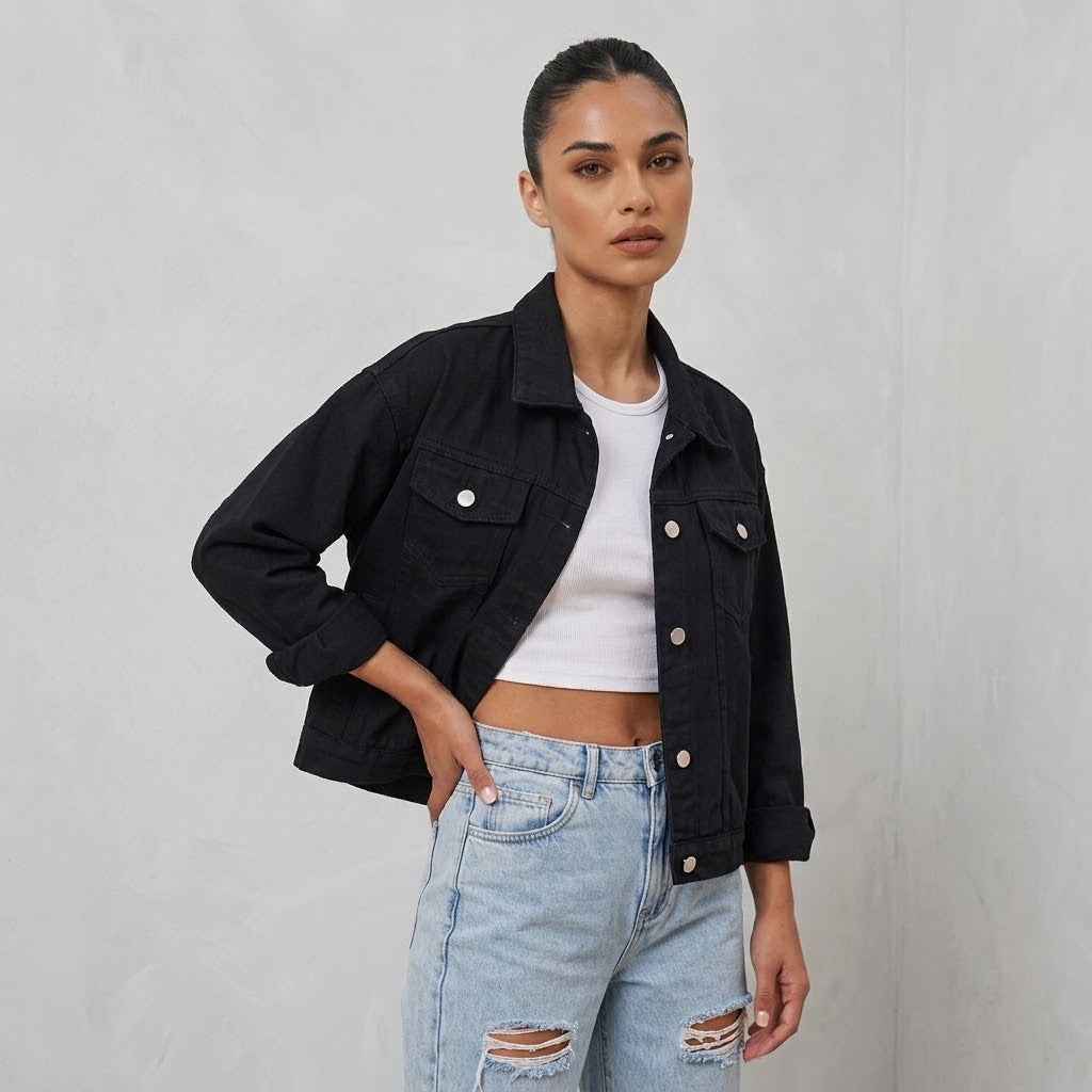 Women's Boxy Denim Jacket