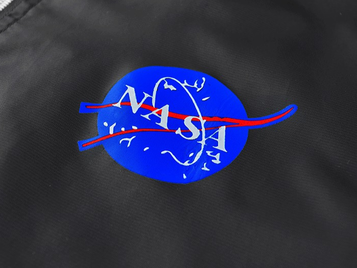NASA Print Bomber Jacket