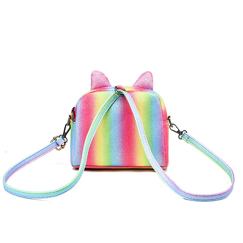 Girl's Cute Cat Ear Convertible Mini Bag