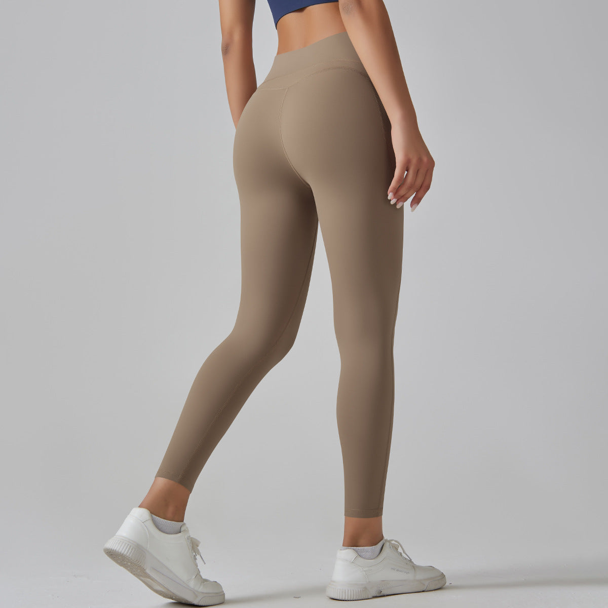 High-Waisted Fitness Leggings with Side Pocket