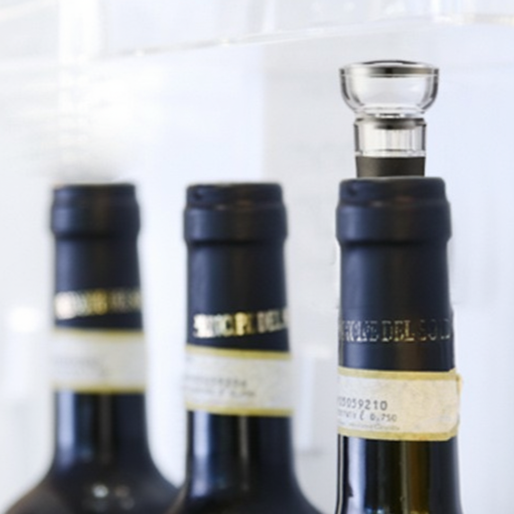 5-in-1 Electric Wine Set with Opener, Pourer, Vacuum Stopper, Foil Cutter and Storage Base