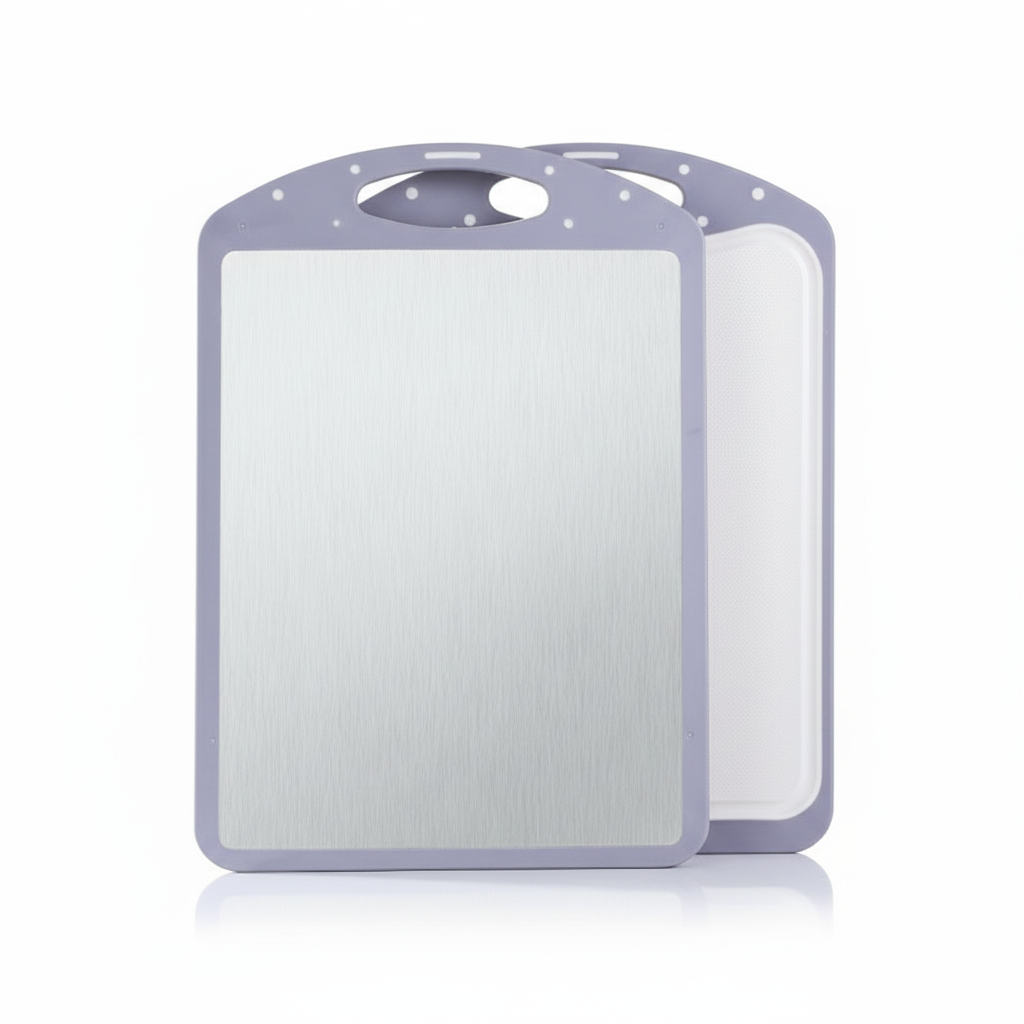 Double-Sided Stainless Steel Cutting Board