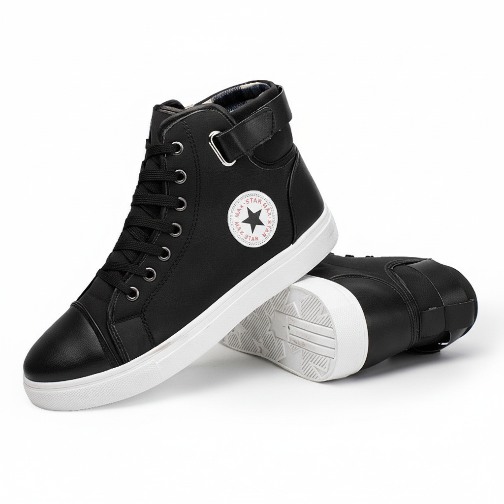 Men's High-Top Canvas Sneakers