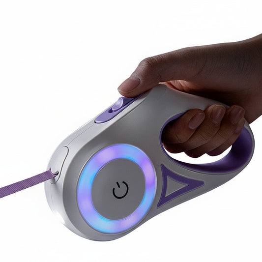Retractable Dog Leash with Built-in LED Lights