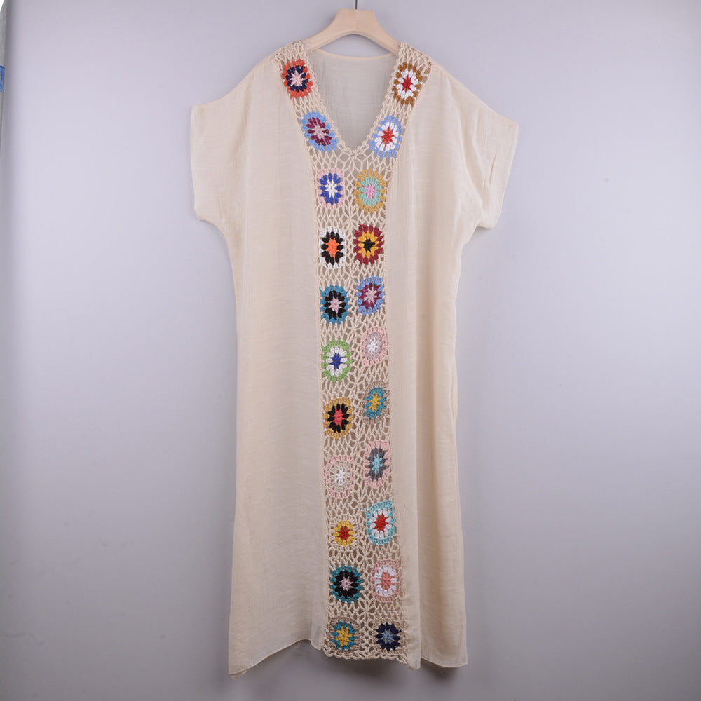 Caftan-Style Boho Beach Cover-Up