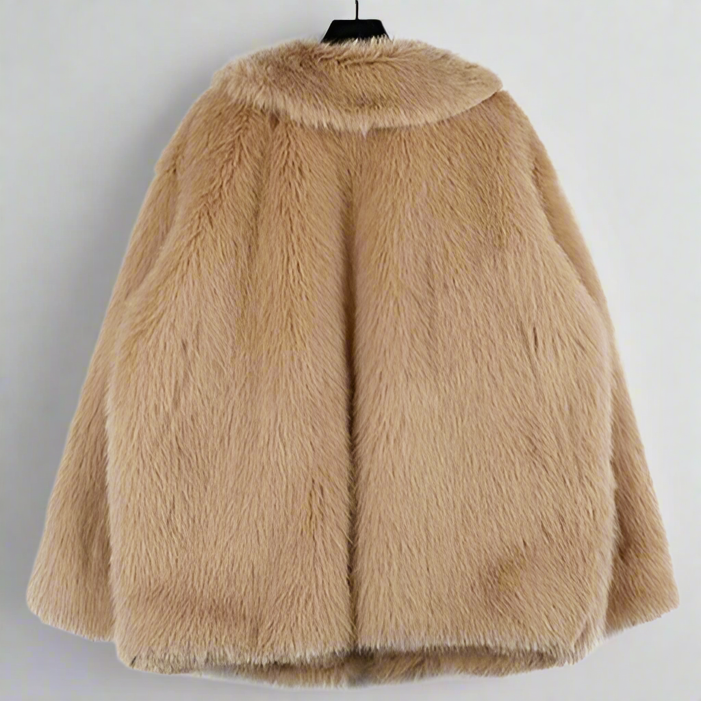 Women's Faux Fur Mid-Length Coat