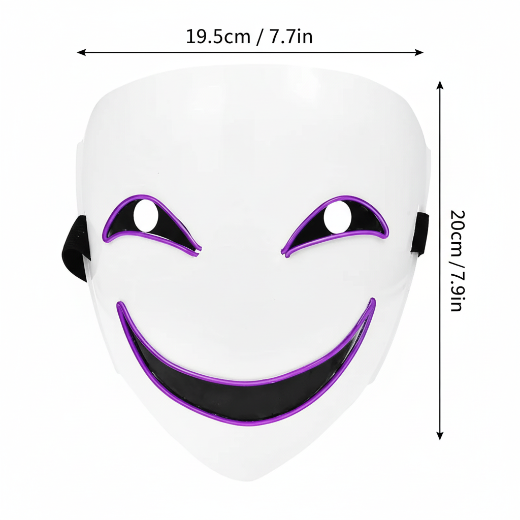 Light-up LED  Full-Face Mask