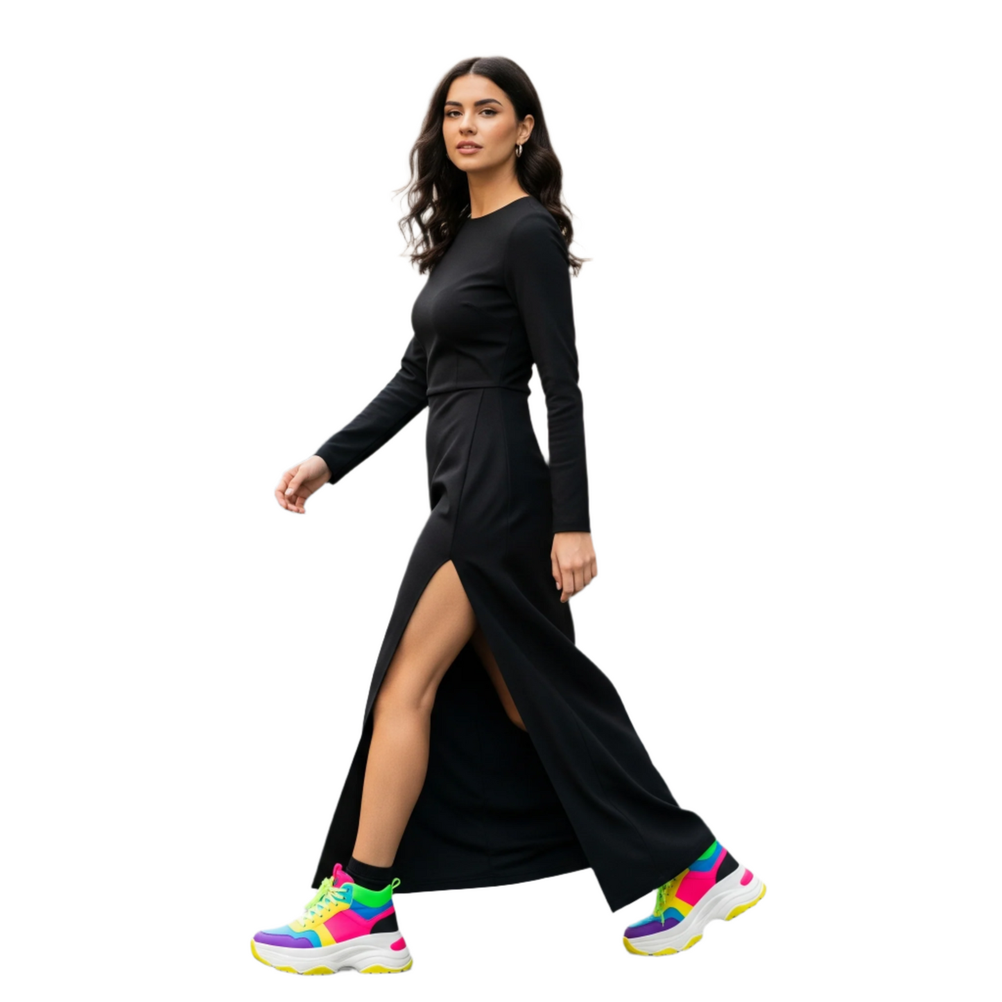 Lightweight Breathable Chunky Platform Sneakers